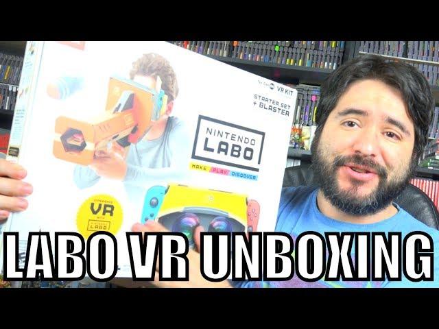 Nintendo Labo VR! Unboxing Labo VR + First Impressions! | 8-Bit Eric