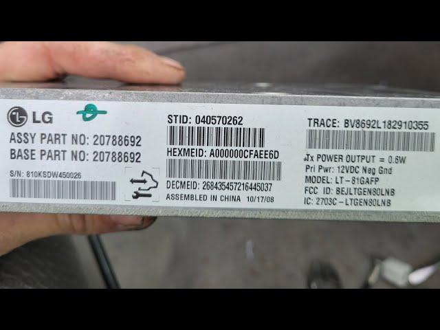 2009 Saturn Aura Onstar Bluetooth Module Location and Removal