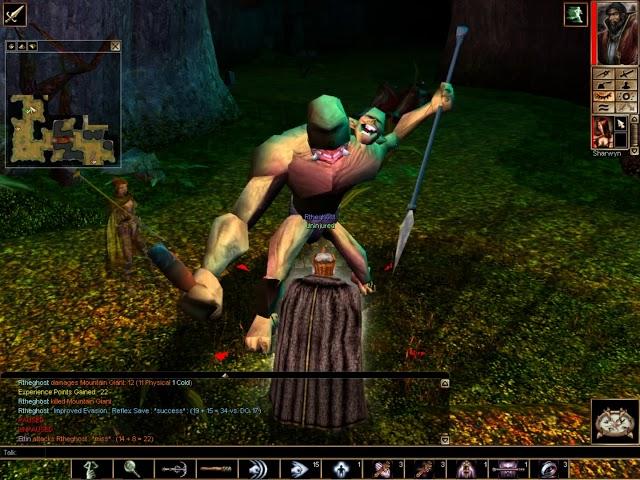 Neverwinter Nights EE - OC Walkthrough - Hardest difficulty - Ch3: Moonwood up to Fire Giant's