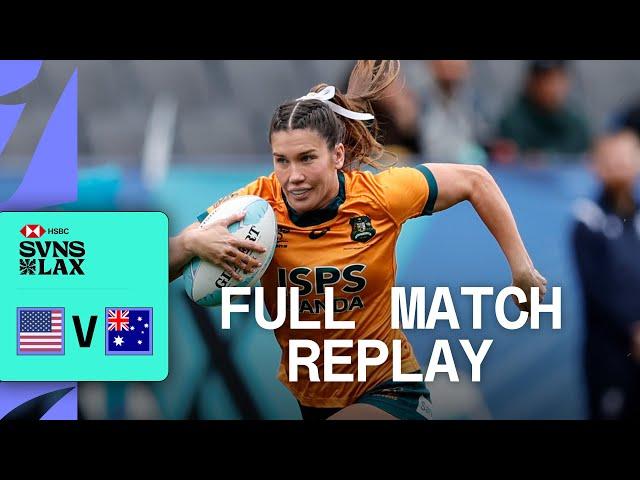 Frantic Semi-final action | USA vs Australia | LA HSBC SVNS - Full Match