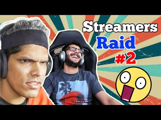 Top 3 Streamers Raid On Small Channels And Their Reaction | Carryislive, Mythpat, RawKnee, Mortal