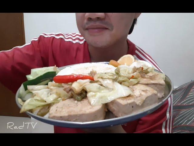 Spicy and Juicy Braised Tofu with Veggies Mukbang ASMR Filipino Food