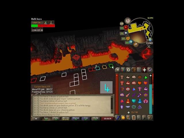 OSRS Inferno: My First Zuk KC