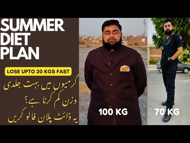 Summer 20 KG Weight Loss Diet Plan by Dr.UZ |  100% Working