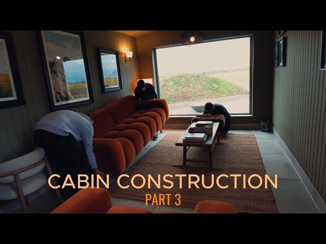 OFF-GRID Boutique CABIN BUILD! | CABIN CONSTRUCTION | Part 3.Theme & Furnish