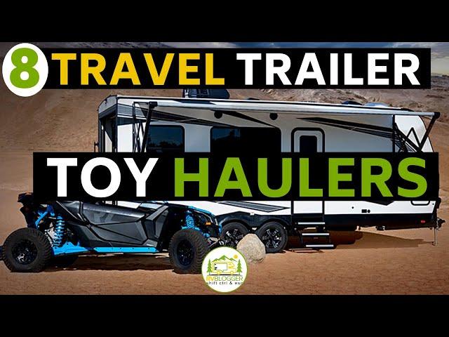 8 Amazing Travel Trailers with a Toy Hauler