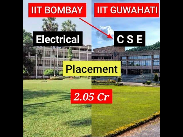 IIT Bombay vs IIT Guwahati | IIT B Electrical or IIT Guwahati CSE | #shorts #iitbombay #iitguwahati
