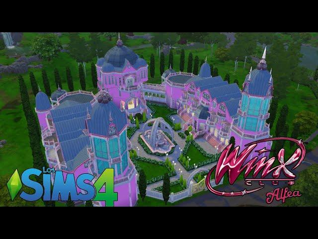 ALFEA CASTLE (Winx) Part 1 // The Sims 4 (Speed Build) NO CC