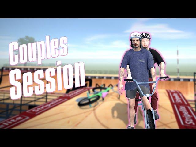 Couples Session with Something Rad | Pipe By BMX Streets Multiplayer