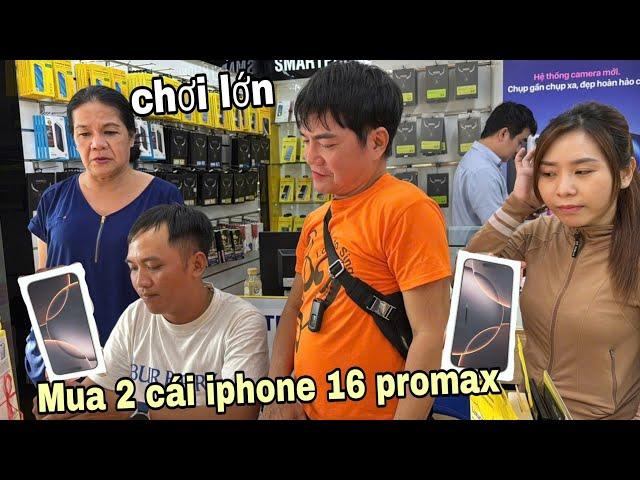 Mua thêm 2 cái Iphone 16 Pro max, cửa hàng trưởng chạy tán loạn