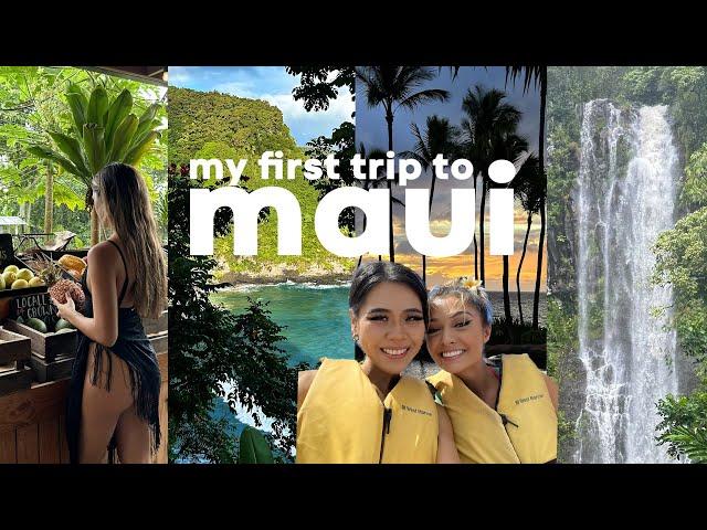 My First Time in Maui, Hawaii  | Making Core Memories with my Family, Road to Hana, Parasailing etc