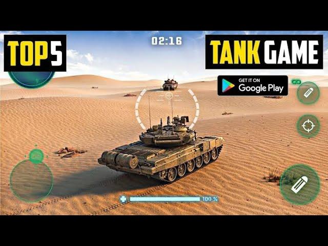 TOP 5 BEST  TANKS GAMES FOR ANDROID #top5games #topgamesforandroid