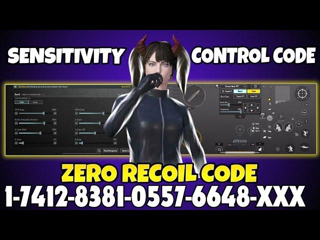 UPDATE 3.5BEST SENSITIVITY CODE & 4 FINGER CLAW SETTINGS | PUBG MOBILE/BGMI