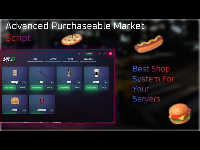 [FiveM] Advanced Purchasable Market System - Largest Supermarket Roleplay FiveM | FiveM-Store.com