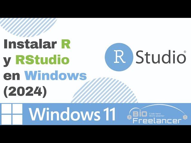 Instalar R y RStudio en Windows - Diciembre 2023