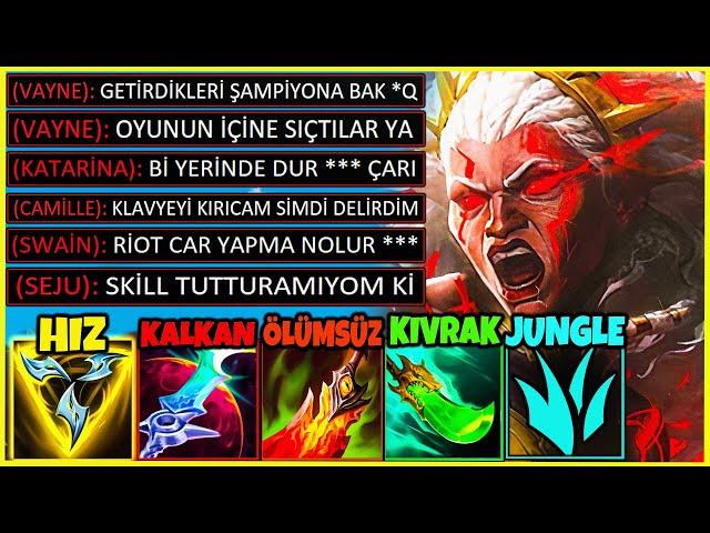 AMBESSA JUNGLE !! RAKİP KAFAYI YEDİ ÇILDIRDI !! ÖLÜMSÜZLÜK BUİLDİ !!