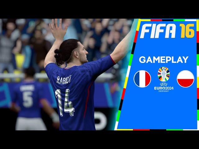 FIFA 16 EURO 2024 GAMEPLAY - FRANCE VS POLAND