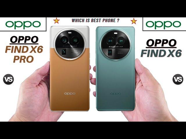 Oppo Find X6 Vs Oppo Find X6 Pro  @techcollar