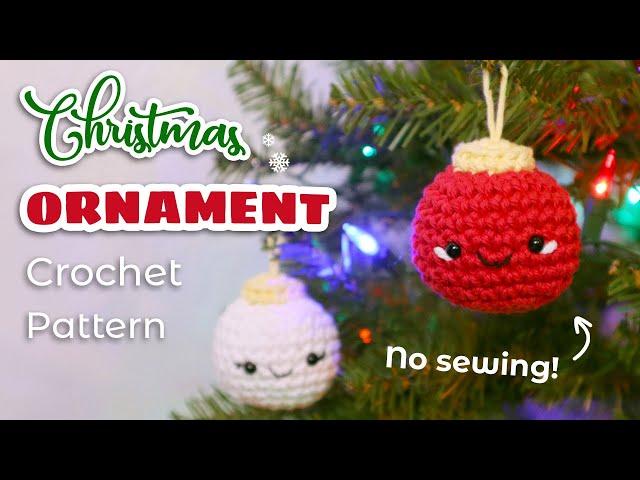 Classic Christmas Ornaments || Beginner Amigurumi Pattern - LEARN TO CROCHET!