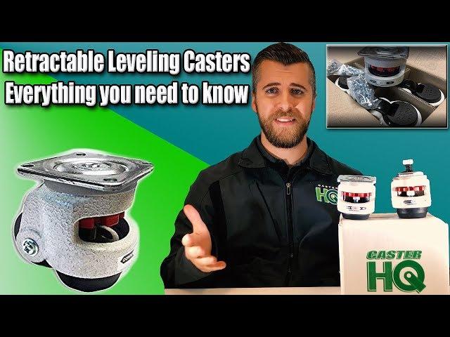 Retractable Leveling Casters - Full Tutorial Video