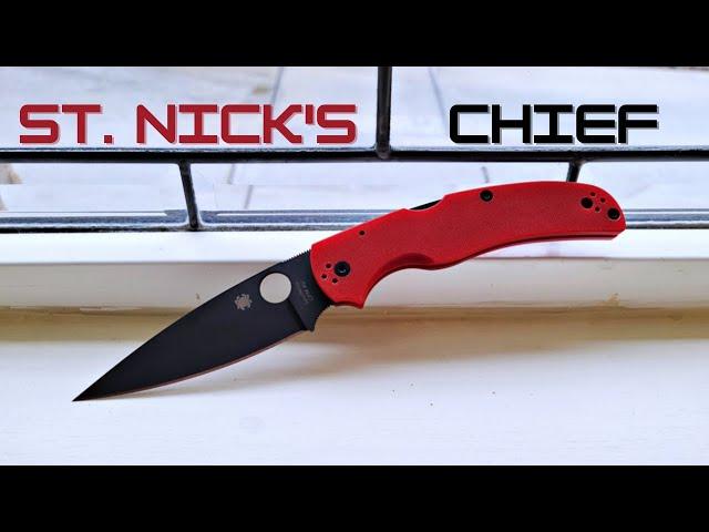 Spyderco St. Nick's Exclusive Native Chief: Knife Overview