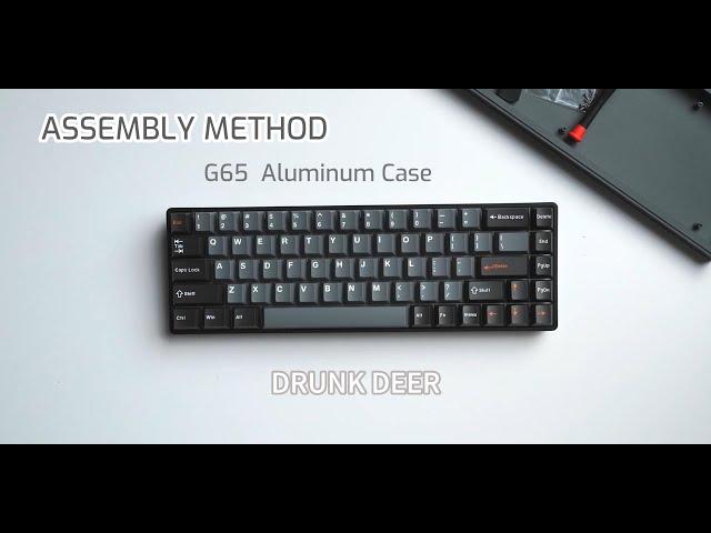 DrunkDeer G65 Keyboard - How to Safely Swap your Keyboard case.