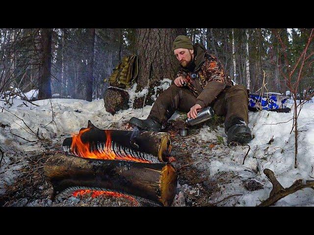 ИЗБА СВЯЗИСТОВ. ПОДВЁЛ РЮКЗАК. ПРИВАДА НА МЕДВЕДЯ. ЖИЗНЬ В ТАЙГЕ.