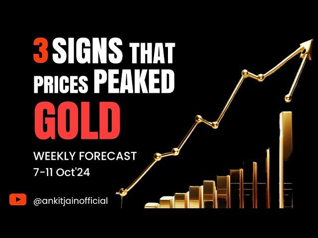 GOLD XAUUSD Price Forecast & Trading Signals For Next Week 7-11 Oct