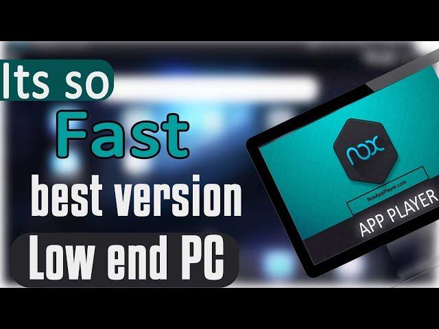 New NOX player for 1gb ram without graphic card || best emulator for 1 Gb ram pc