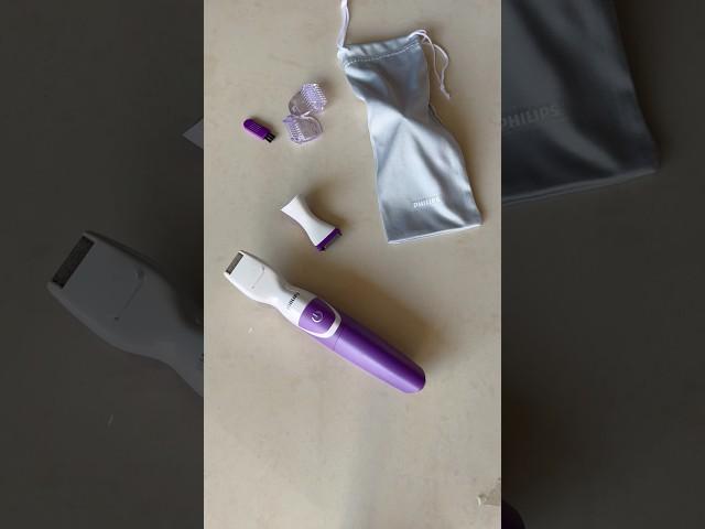 Best trimmer for women ! ️philips BRT383/15 #trimmer #philips #bikini #unboxing #shorts