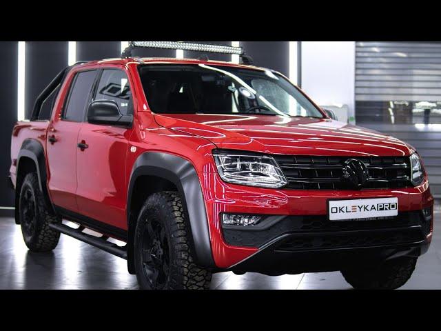 Volkswagen Amarok в OKLEYKA.PRO ® Покрасили, оклеили в полиуретан, установили допы. Стайлинг.