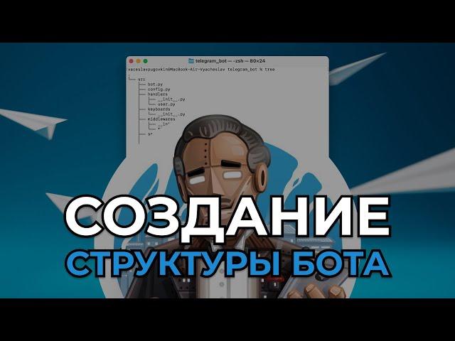 СОЗДАНИЕ СТРУКТУРЫ БОТА | Телеграм боты ч. 1