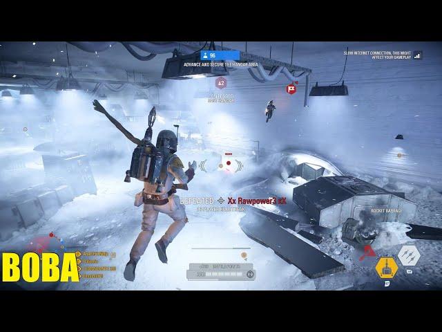 Boba Fett assaulting Hoth while having a DEEP Star Wars talk! - Star Wars Battlefront 2