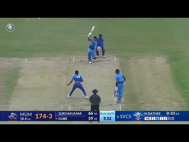 Services vs Mumbai: Shivam Dube's power-packed 71*(37) syed mushtaq ali trophy 2024 highlights