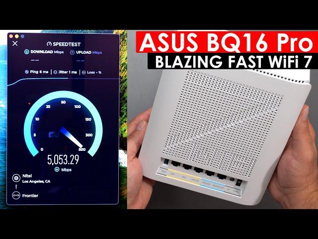 ASUS BQ16 Pro WiFi 7 Mesh: BLOWING AWAY Speed Tests (Wireless Backhaul)!