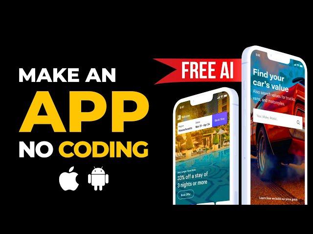 How To Create Free Mobile APP Without Coding ( Android & iOS )