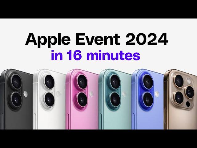 iPhone 16 event in 16 minutes