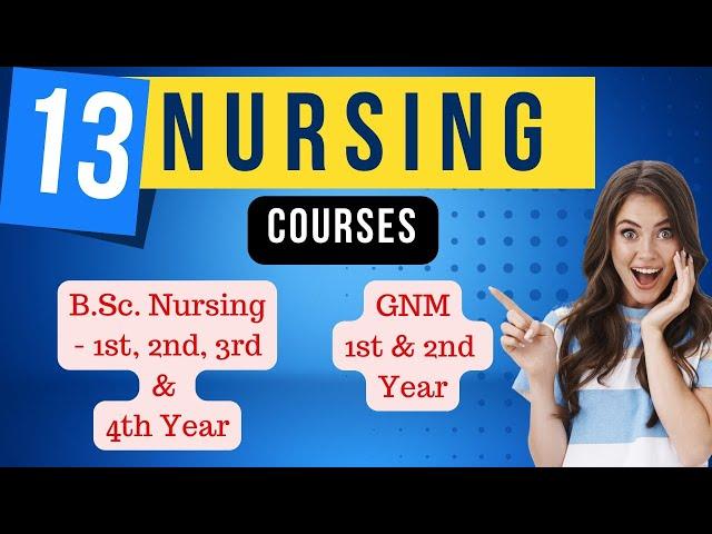 B.Sc. Nursing & GNM New Courses | Nursing Online Classes | Bhushan Science