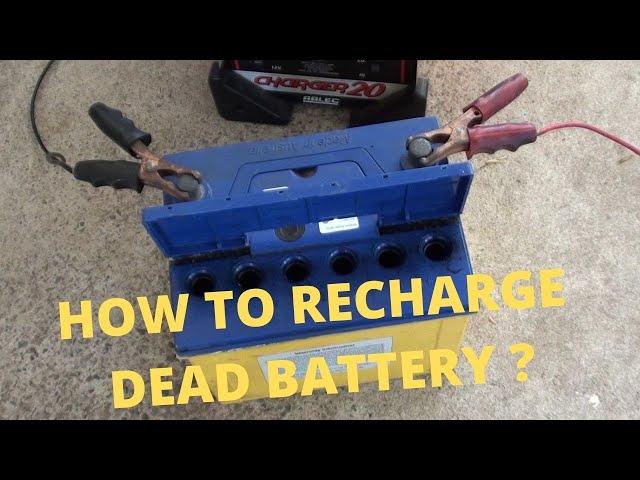 How To Restore (Recharge) A Dead Car Battery?