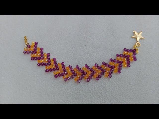 Beaded Bracelet Tutorial Beautiful Jewelry||How to make beaded bracelet||Saima Create Ideas