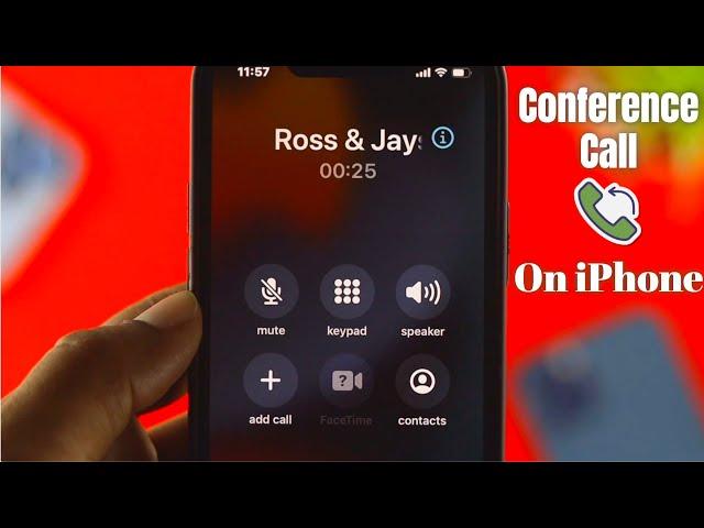 Make Conference Call on iPhone! [How To]