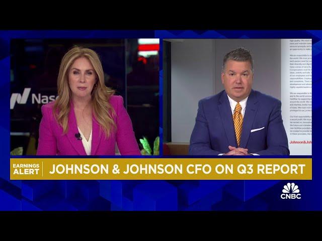 J&J CFO Joseph Wolk on Q3 results: Earnings beat driven by pharmaceuticals