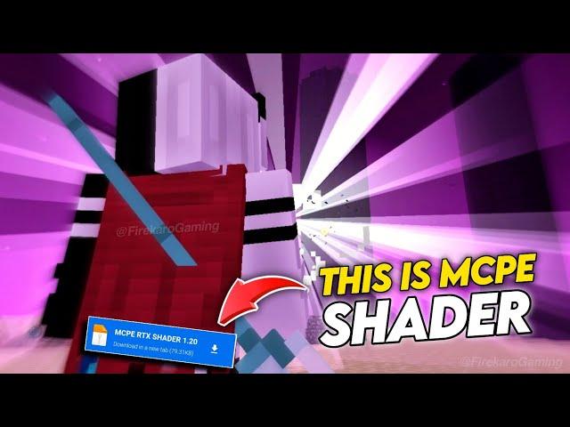 I make minecraft trailer in Mcpe | Minecraft shaders 1.20 | Firekaro Gaming