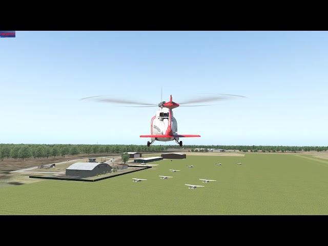 Sikorsky S-76C Rettungseinsatz in Hamburg - xflight737 - X-Plane 11