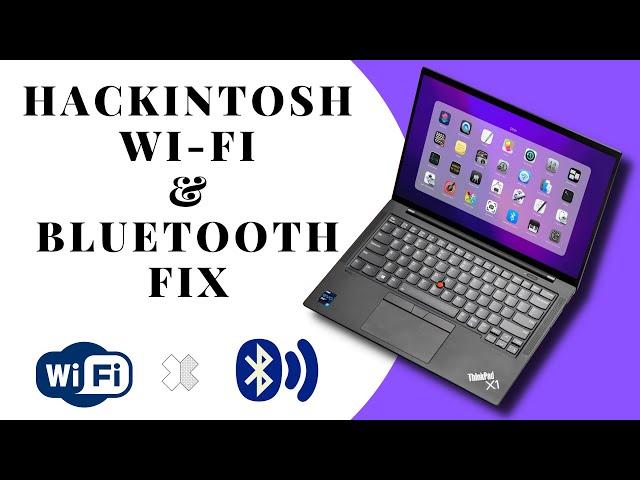 How to fix intel Wifi and Bluetooth on MacOS Ventura and Monterey: Hackintosh