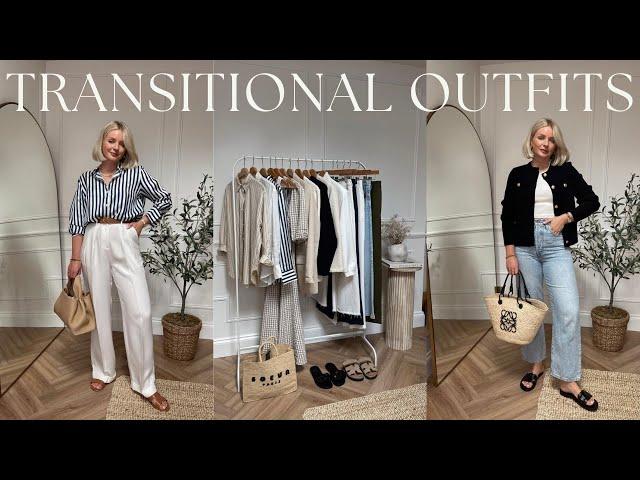 TRANSITIONAL WARDROBE ESSENTIALS & OUTFIT IDEAS