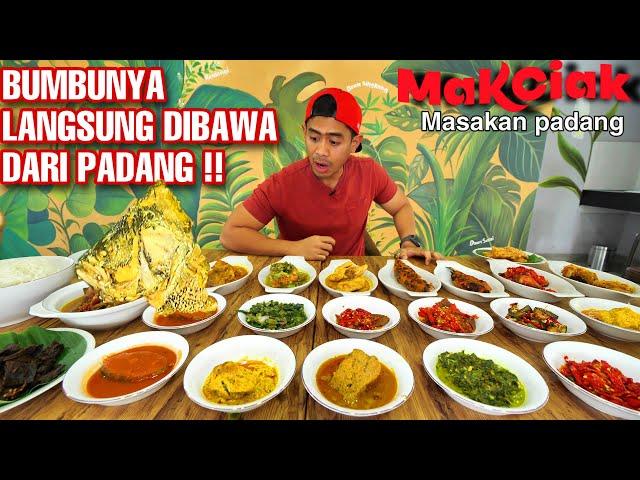 MUKBANG DI RUMAH MAKAN PADANG YANG RASANYA KAYA DI PADANG ASLI!