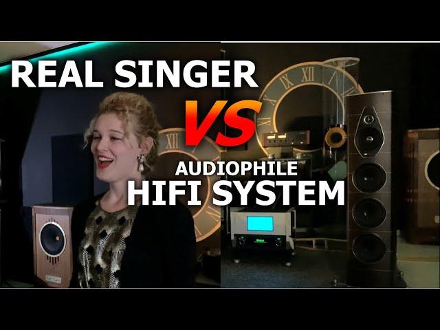 REAL SINGER vs HIFI SYSTEM - DIRECT COMPARISON [4K]