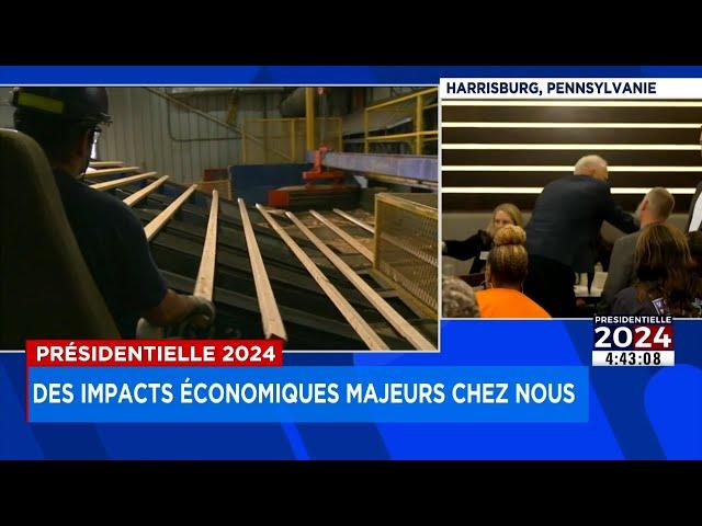 Présidentielle 2024: des impacts économiques majeurs au Québec