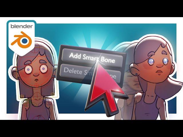 Smart-Bones Addon for Blender! - Great for Grease Pencil Workflow!